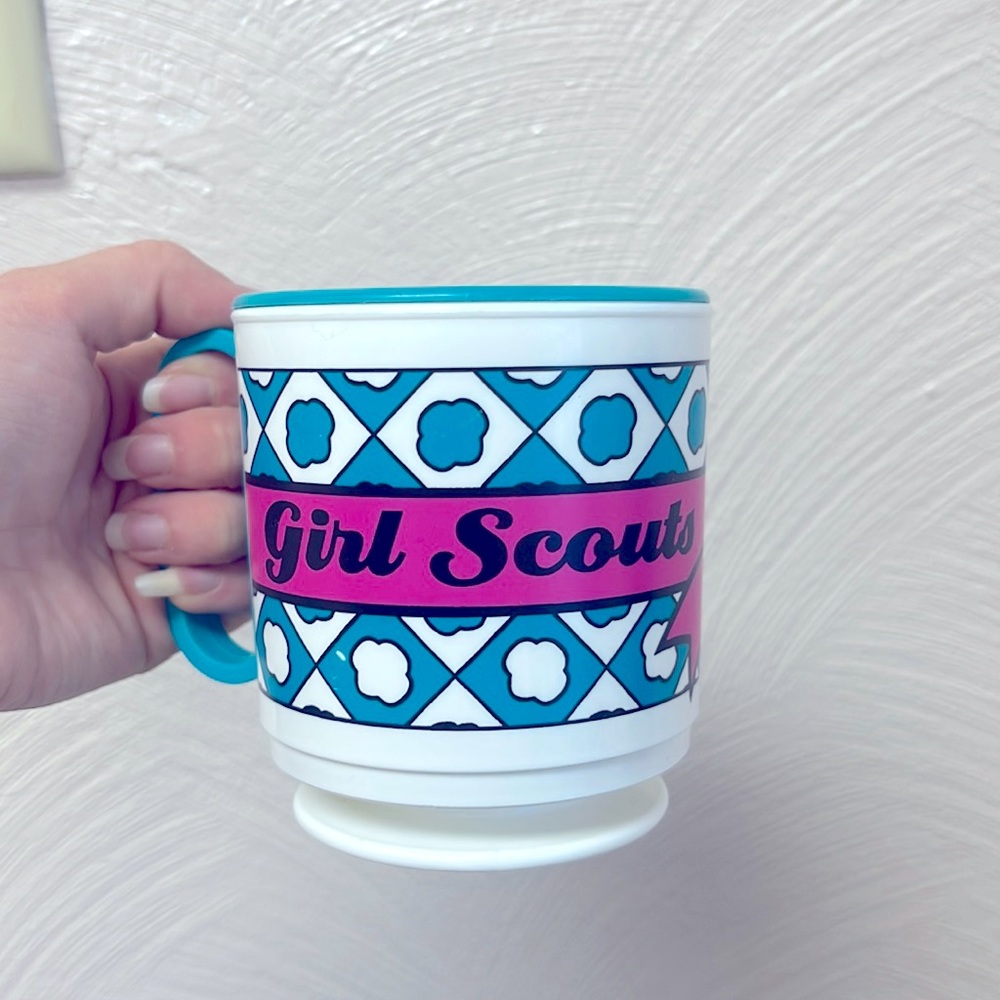 Girl Scouts portable plastic coffee mug